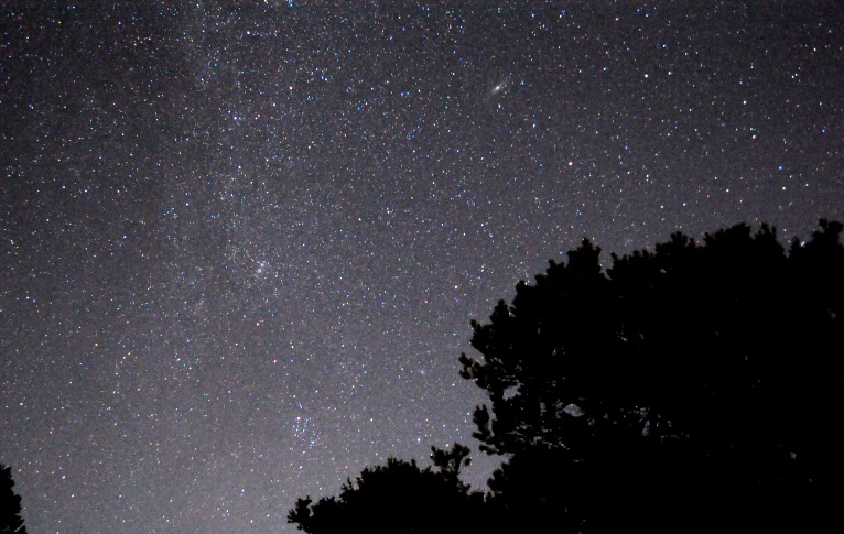 Andromeda galaxy and Perseus